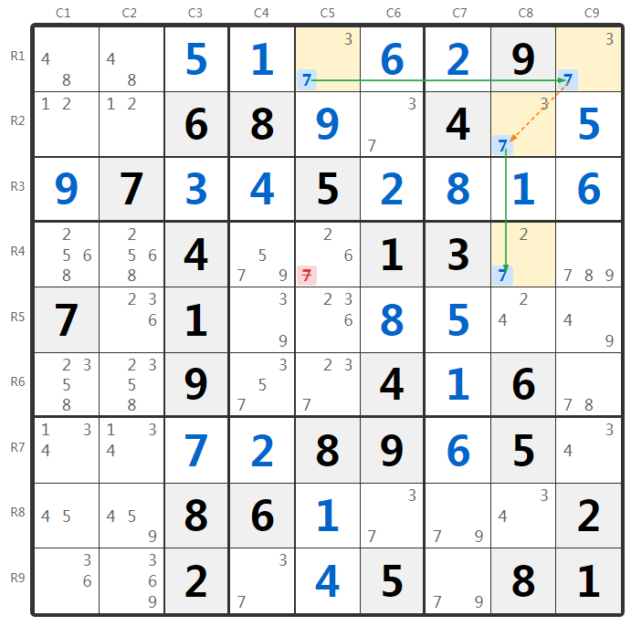 Sudoku 2-String Kite Örneği