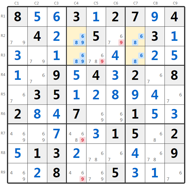 Unique Rectangle Type 2 Örneği